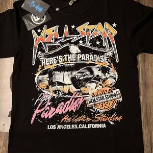 Hellstar “Here’s the Paradise” Small Black Shirt – Brand New